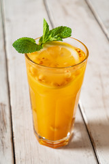 summer lemonades with berries