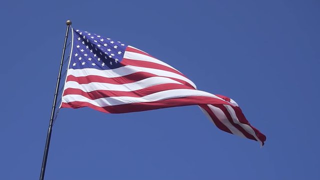 American Flag Slow Motion 120FPS HD
