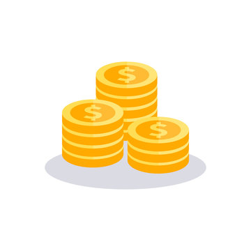 Money icon. Vector illustration.