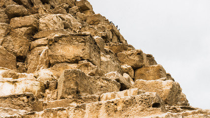 Pyramides et paysage d'Egypte