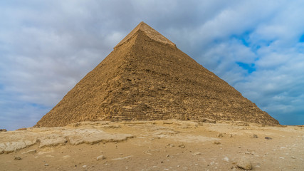 Pyramides et paysage d'Egypte