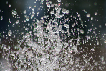 Frozen water splashes