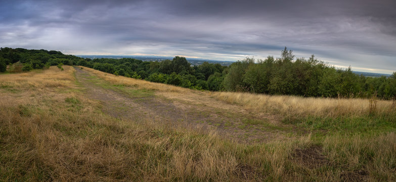 Panorama from Beacon Hill Country Park in West Lancashire