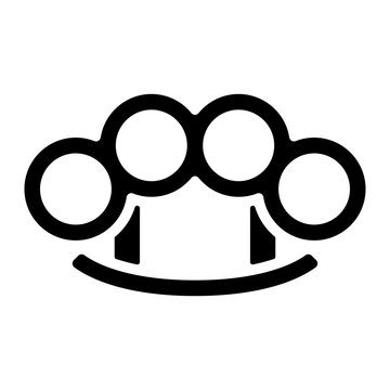 Kriminalit&auml;t Icon - Schlagring
