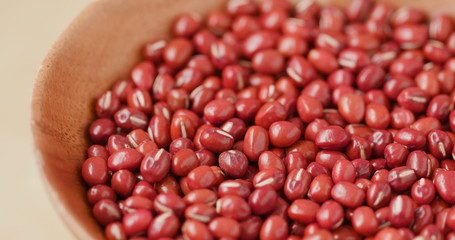 Heap of Adzuki bean