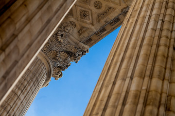 Statues et architecture du Panth&eacute;on