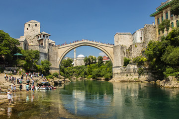 Fototapeta na wymiar Mostar Bridge