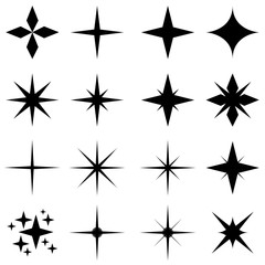 キラキラ　飾り　星　ラメ　カラーセット