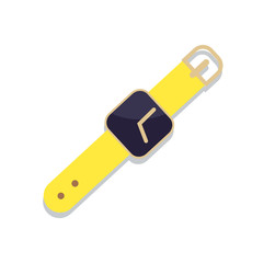 Modern Smart Clocks Colorful Vector Illustration