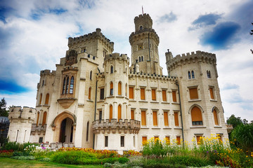 Fototapeta premium Hluboka castle in the czech republic
