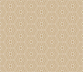 Seamless pattern based on Japanese ornament Kumiko