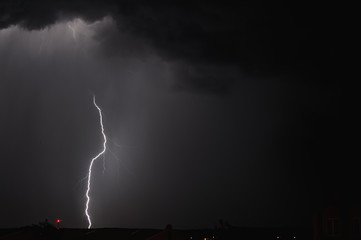 tunderstorm weather night
