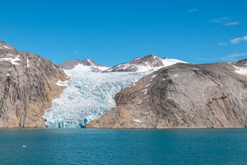 Gletscher Prinz Christian Sund Passage