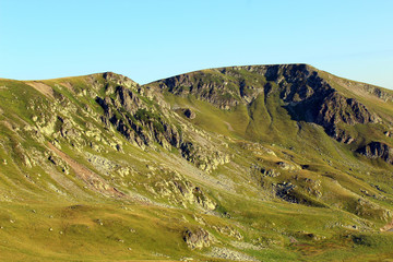 Summer view of Transalpina mountain