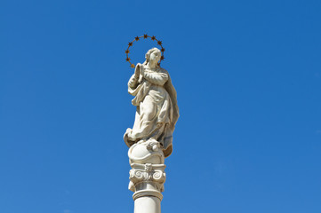 Mariensäule in Kaltern in Südtirol
