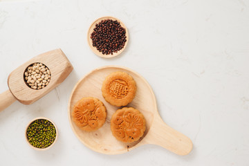 Mid-Autumn Festival still life close-up