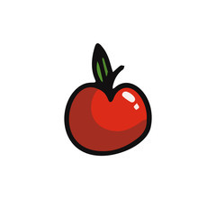 Apple cartoon icon
