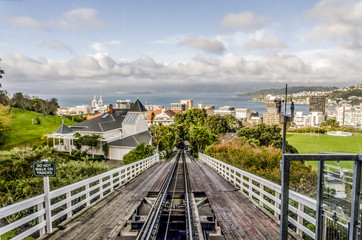 Panoramic view of Wellington, New Zealand.