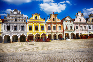 Fototapeta premium old Telc town in Czech republic