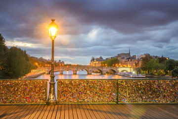 Paris - Pont des Arts first light 