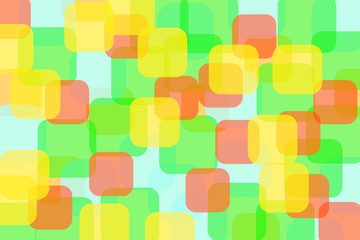 Abstract colorful rainbow geometric figures. Flat style. Texture for banner and print.