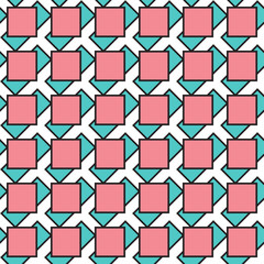seamless geometric vector fabric swatch pattern.