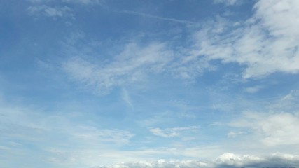 Cielo e nuvole in estate