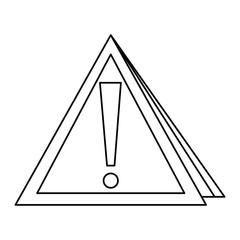 warning sign icon