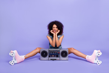 Portrait of crazy childish girl gesturing tongue out winking wit © deagreez