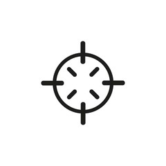 Obraz premium aim on white background