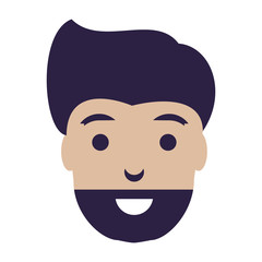 cartoon man icon