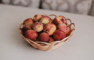Homemade delicious peaches