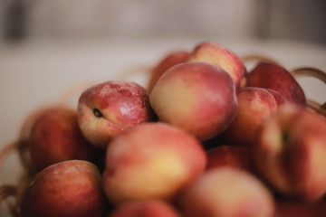 Homemade delicious peaches
