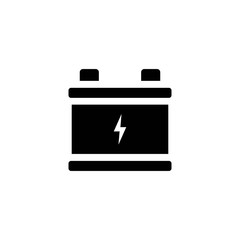 accumulator on white background