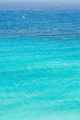 ocean landscape. blue water of ocean