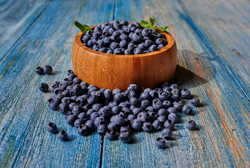 Vivid Photo, delicious and juicy blueberries, which is useful for health and for the eyes