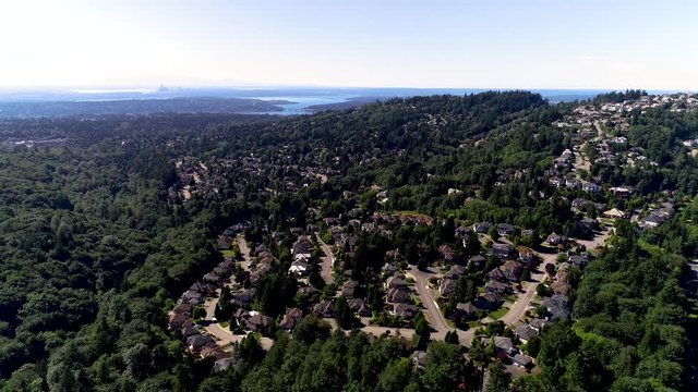 Bellevue WA aerial