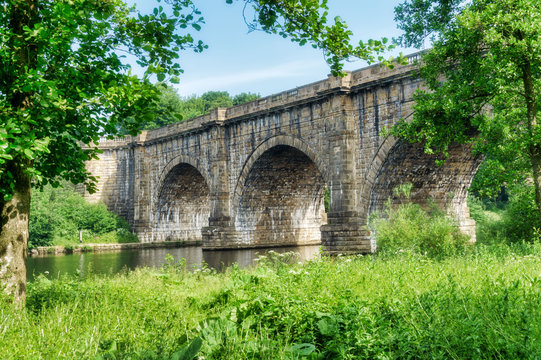 The Lune Valley Aqueduct, Which Carries The Lancaster Canal Over