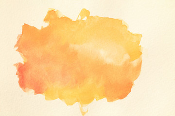 Abstract watercolor background painting