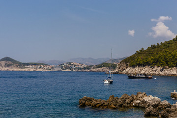 View from the Island of Lokrum, near Dubrovnik, Croatia