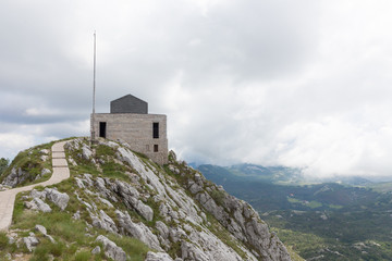 Mausoleum of Petar Petrovic Njegos, in Montenegro