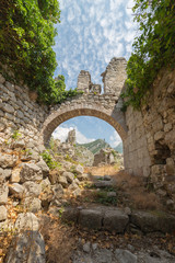 Ruins of Stari Bar,  in Montenegro