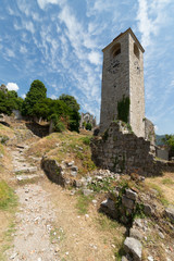 Fototapeta na wymiar Ruins of Stari Bar, in Montenegro