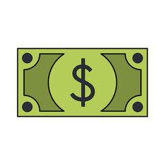 Billey money isolated vector illustration graphic design