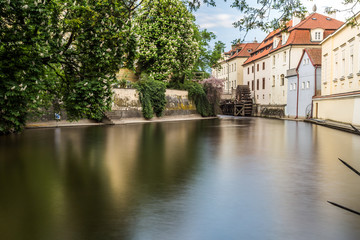 Fototapeta premium Prague Certovka and water mill