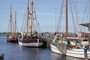 Segelschiffe in Stralsund