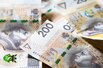 polish money background