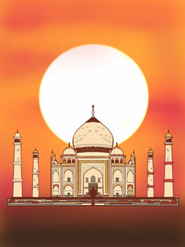 Tac  Mahal Illustration