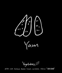 농산물 일러스트 / 손으로 그린 과일과 채소 그림