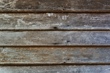 Obraz na płótnie Canvas Wooden background. Texture with an old, rustic, brown planks.